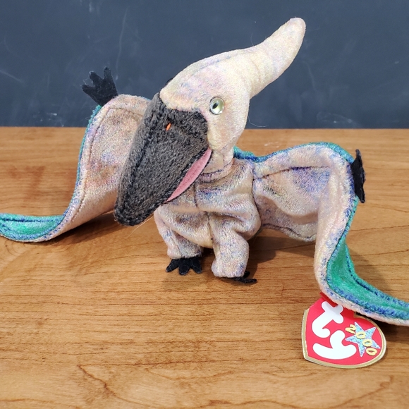 Ty Beanie Babies Collection SWOOP The Pterodactyl Plush Toy NWT Vintage Retired - Picture 3 of 11